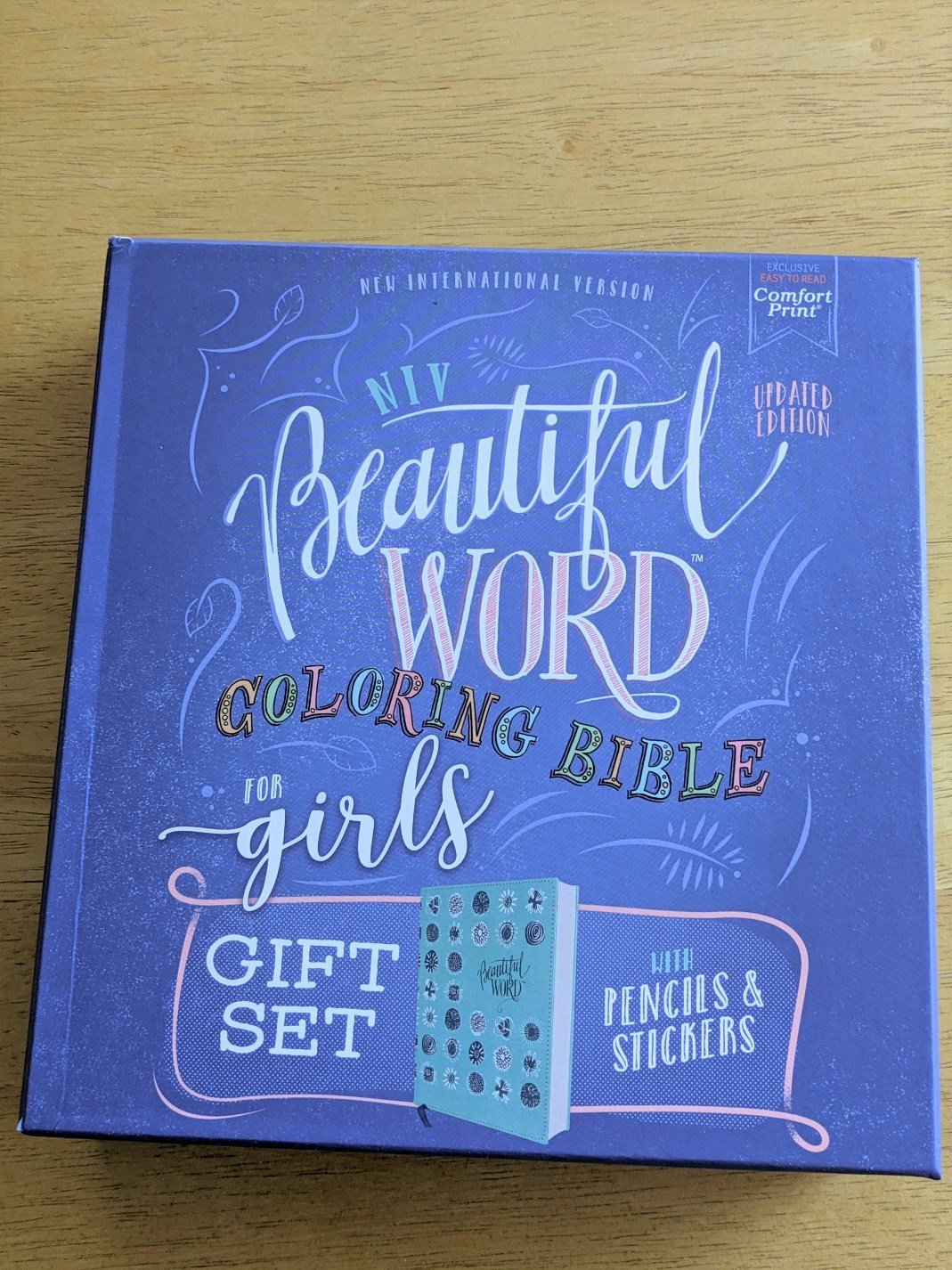 NIV Beautiful Word Coloring Bible Gift Set For Girls – Moy Chronicles